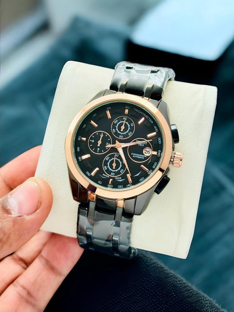 Tissot 1853 Black Rose Black Dial ( Metal )
