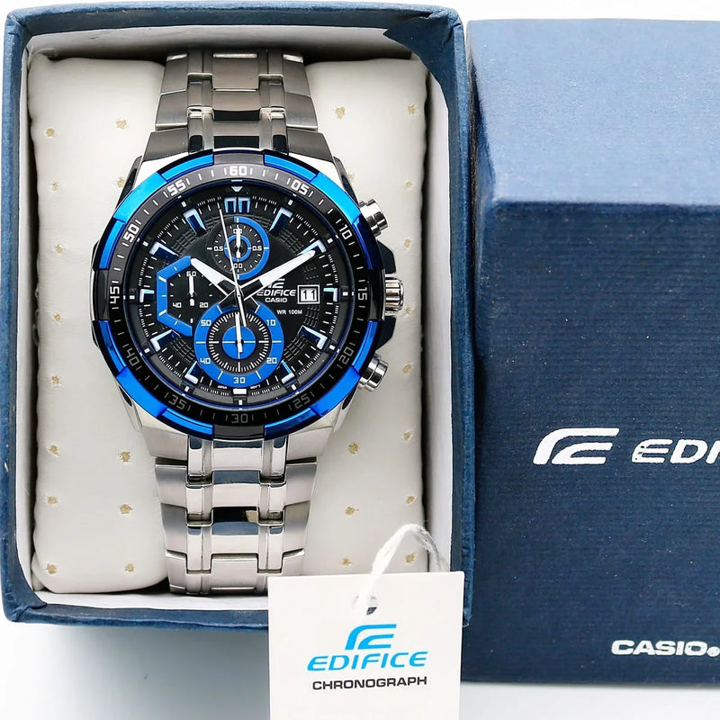 EdiFice 539 Silver Blue