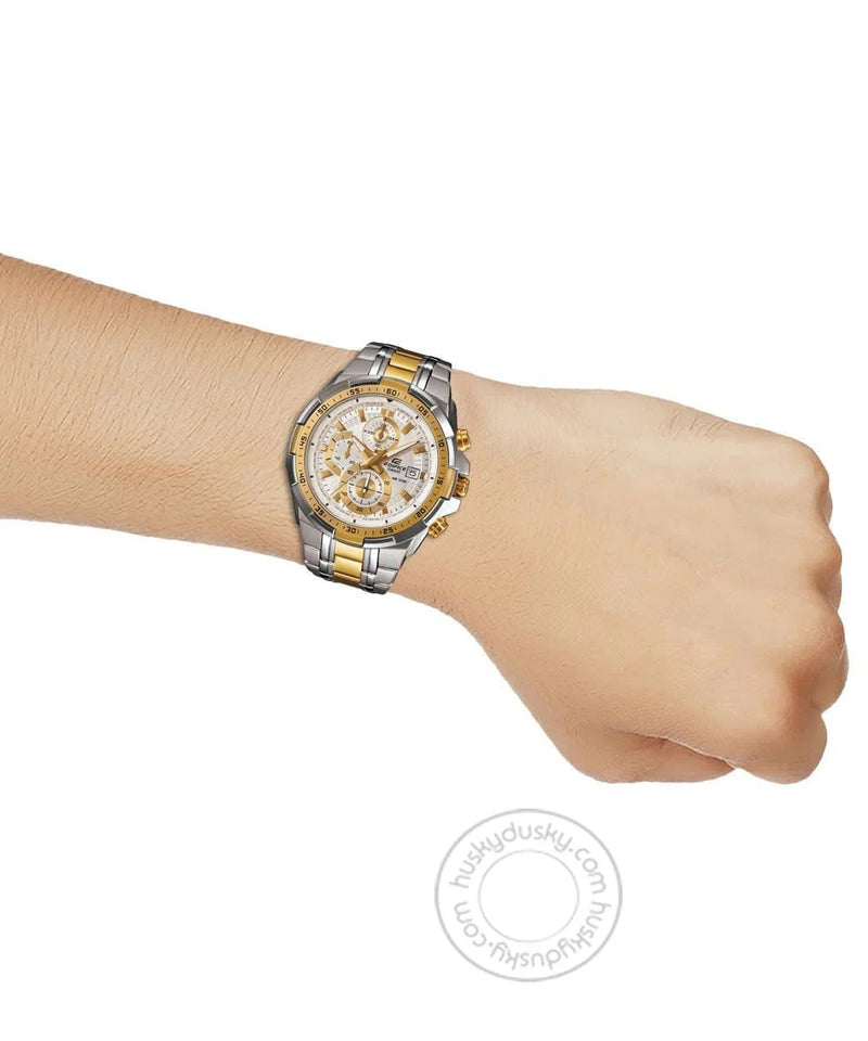 EdiFice 539 Two-Tone White Dial