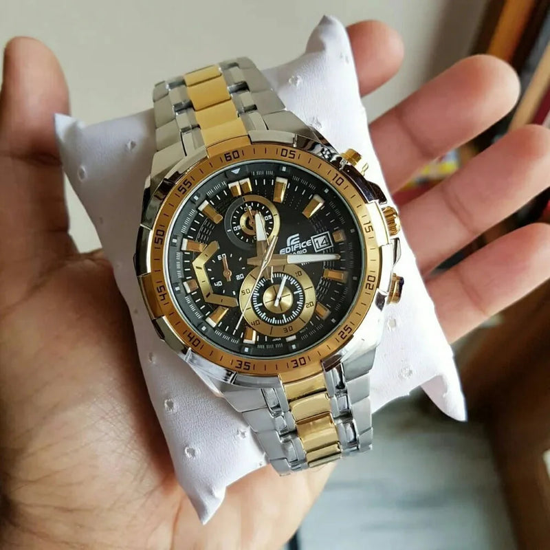 EdiFice 539 Two-Tone Black Dial
