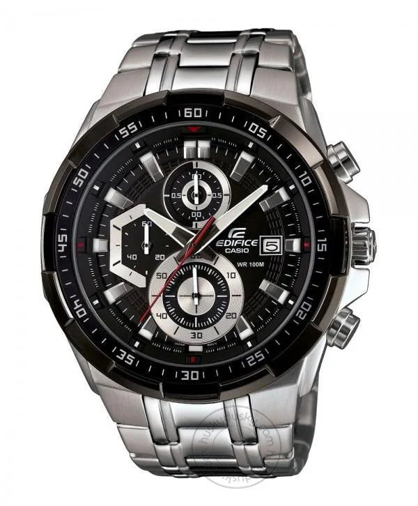 EdiFice 539 Silver Black