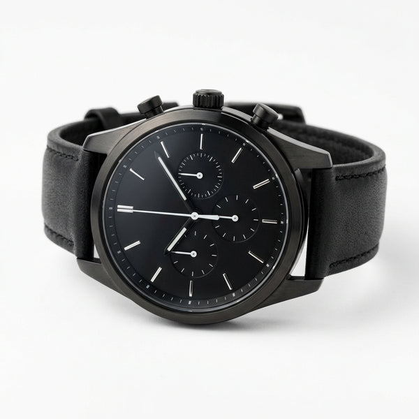 HOB Heritage Chronograph - Midnight Black