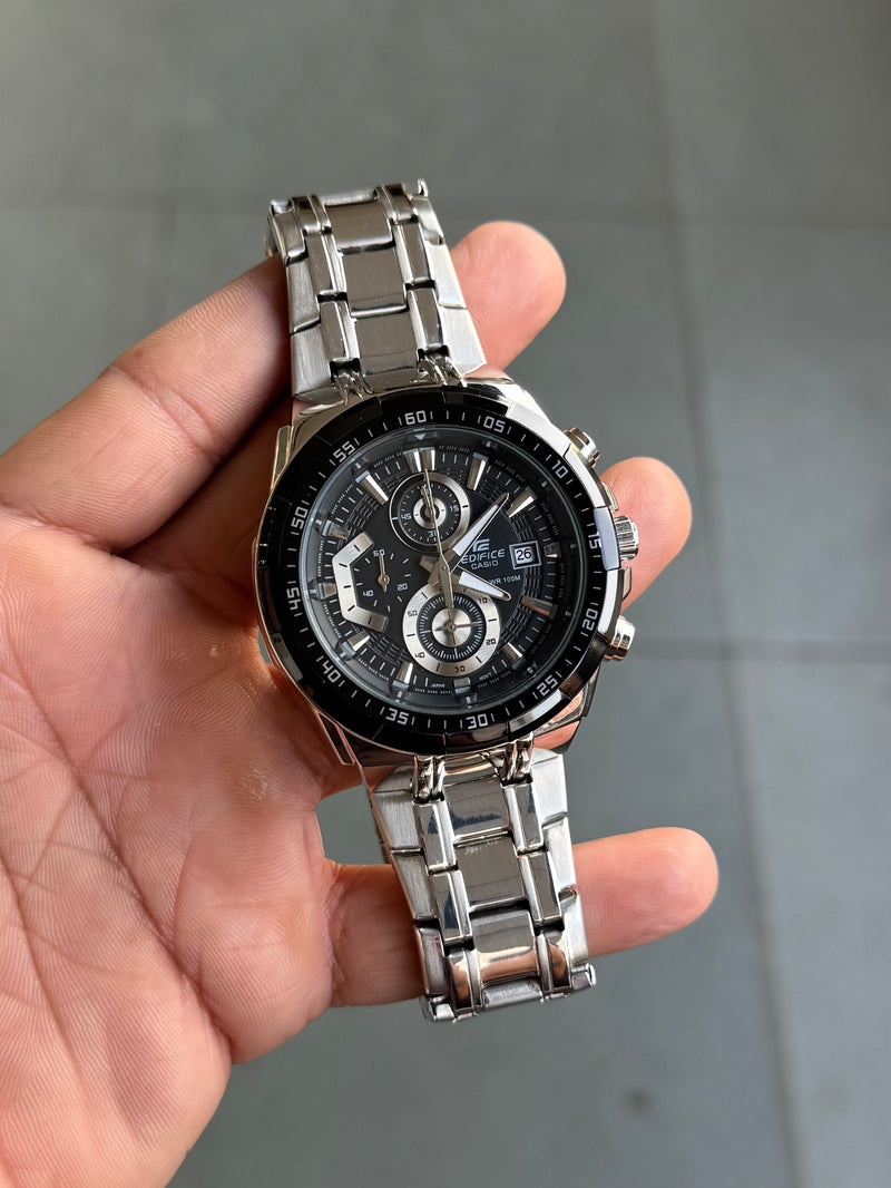 EdiFice 539 Silver Black