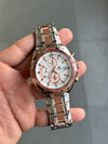 EdiFice 539 Rose Gold White Dial