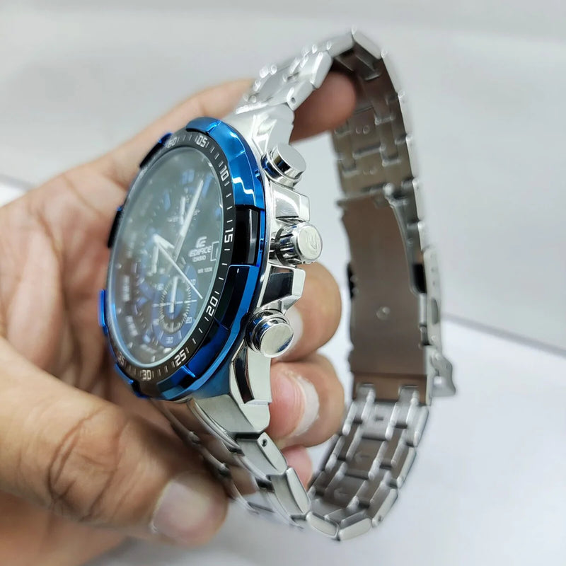 EdiFice 539 Silver Blue