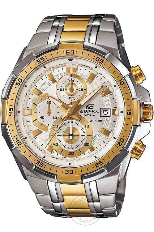 EdiFice 539 Two-Tone White Dial