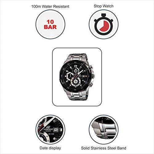 EdiFice 539 Silver Black