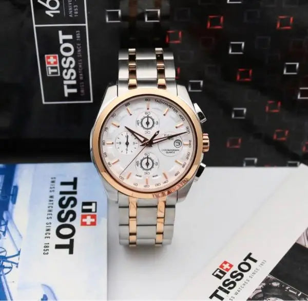 Tissot 1853 Two-Tone White Dial (Metal)
